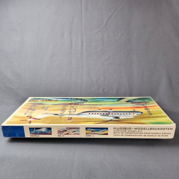 Vintage VEB Plasticart MI-6 Helicopter Model Kit Aeroflot CCCP Soviet Boxed - Picture 3 of 8